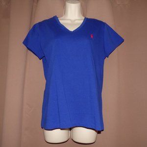 NWOT Ralph Lauren Sport Navy Blue Tee Size L